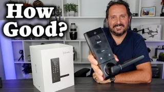 Reviewed:  Smart Lock, 3-in-1 Camera+Doorbell+Fingerprint Keyless Entry Door Lock