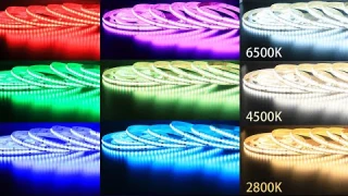 5 In1 RGBCCT COB Led Strip Lights Work With WB5 WiFi SmartLife LED Controller