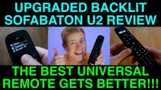 2025 Upgraded SOFABATON U2 Universal Backlit Remote Review Best Logitech Harmony Replacement