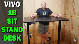 Vivo 1B Sit Stand Desk (30" x 48") Assembly and Operation