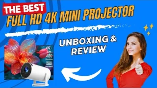 HOTPEAK PR06 4K Mini Projector - Unboxing & Review