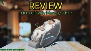 TLIFE Full Body Massage Chair Review | 50 SL Track, Zero Gravity Body Scan for Ultimate Relaxation!