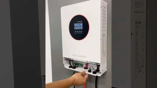 How to install our new solar inverter easily #solarinverter #factory