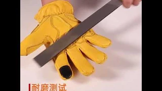 Motorcycle Gloves Goatskin Leather Full Finger Touch Screen S/M/L/XL