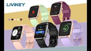 Livikey Smart Watch with Heart Rate Monitor, SpO2 and Sleep Tracking, Fitness Watch 5ATM Waterproof