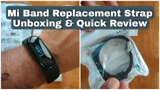Mi Smart Band Replacement Straps By Sounce - Unboxing & Quick Review