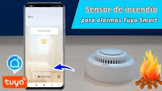 Detector de incendio fotoeléctrico para alarmas Tuya Smart 🔥 Sensor de humo independiente WiFi 🔥🔥