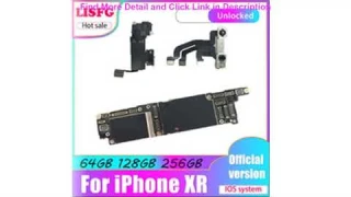 Review Original Unlocked For iPhone XR Motherboard With IOS System For iPhone XR With/without Face