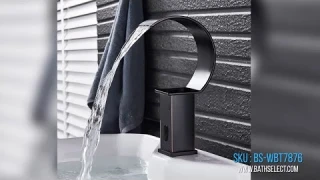 Oil Rubbed Bronze Waterfall Brass Commercial Touchless Automatic Motion Sensor Faucet - BS-WBT7876