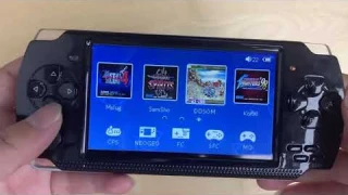 X6 4.3 inch hd screen built-in 2000 gamelist