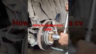 how to replace cv joint