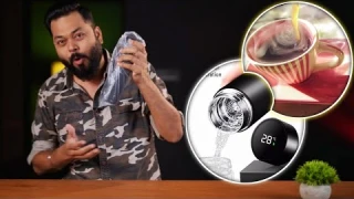Smart Water Bottle Under ₹500 😱 || Water Bottle With Temp. Display @TrakinTech #shorts