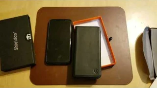 XS Max Case by SHIELDON - Leather Wallet Case
