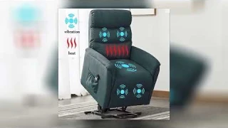 Electric Power Lift Recliner Chair, BONZY HOME Remote Control Recliner Chair with Massage Heat and V