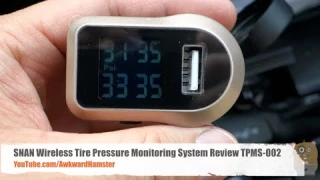 SNAN Wireless Tire Pressure Monitoring System Review TPMS-002