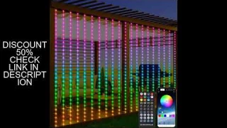 3M RGB Smart LED Curtain Lights Christmas Decor APP Remote USB Garland String Light Fairy Lamp Weddi