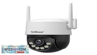 SriHome SH072 8MP 4K 3X Zoom Security Camera Outdoor PTZ Dual Band