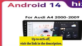 A must-have product! Hizpo 2Din 9-inch Android13 Car Radio for Audi A4 B8 B7 B6 S4 RS4 2000 - 2009