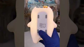 Cute Big Face Rabbit Night Light 🐰✨ Best Bunny Lamp & Squishy Silicone Gift 2025