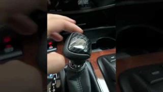 Worn out Lexus shift knob replaced with new leather and carbon fiber knob. LX570 LS460 LS600
