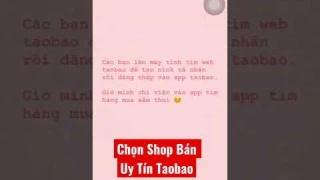 Panama1688 - Hướng dẫn chọn Shop Uy Tín Taobao