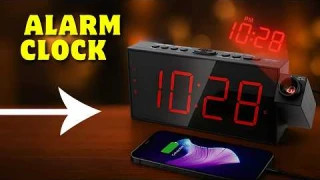 OnLyee Projection Alarm Clock Review | LED Digital Ceiling Clock with USB Charger & Dual Alarm