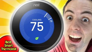 BEST SMART THERMOSTAT FOR GOOGLE HOME | Nest Thermostat Review