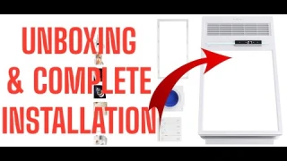 🚿✨ VALLIS CO STORE 4-in-1 Bathroom Exhaust Fan - Light, Heater & Ventilation! 🌬🔥 (Remote Control)