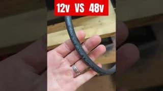 Is 12v or 48v battery better for solar systems? home van rv backup power outages! #offgrid #diy