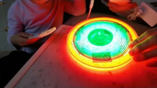 PAUTIX RGB Smart IC COB LED Strip Lights – Alexa/Google Assistant Compatible!