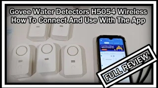 Govee Water Detector H5054 Wireless How To Connect How To Use It? My Experience After Half A Year