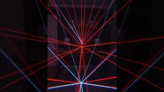 bedroom laser show for dontstopme! - ISOxo