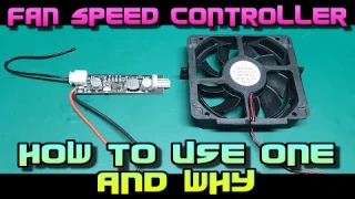 Fan speed controller - add temperature sensing to any fan