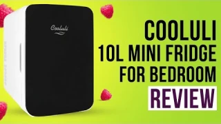 Cooluli 10L Mini Fridge for Bedroom