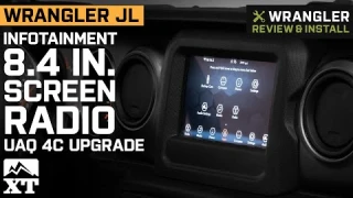 Jeep Wrangler JL Infotainment 8.4-Inch Screen GPS Navigation Radio UAQ 4C Upgrade Review & Install