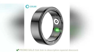 [2024 ] COLMI R02 Smart Ring Military Grade Titanium Steel Shell Health Monitoring IP68 & 5ATM Water