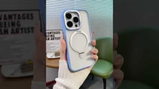 Luxury Magnetic MagSafe iPhone Case with Ring Holder