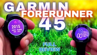 Best Entry Level Sport Watch GARMIN Forerunner 45 Comprehensive Review | 45S vs 45 vs 45 Plus