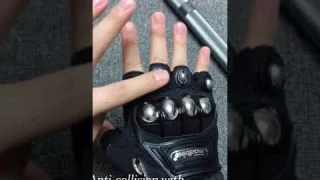 Motorcycle Half-Finger Gloves #shorts