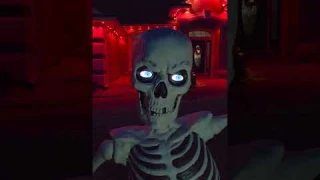 NEW FOR 2025 Costco Groundbreaking Skeleton | FULL Video below #animatronics #halloween #decor