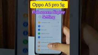 Oppo A5 pro 5g gesture navigation setting / Full screen display mode setting #oppo #Opppoa5pro5g