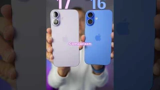 NEW iPhone 17 vs 16🤔#iphone