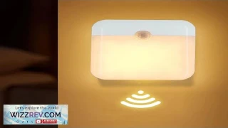 LED Smart Human Body Sensor Night Lights Emergency Automatic Lighting USB Charging