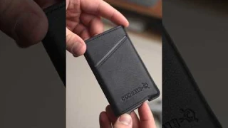 Get a traditional feel using any CODE118 Wallet with this leather case!