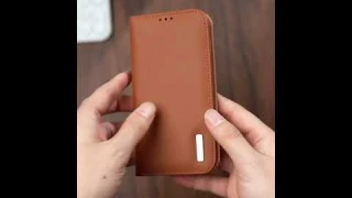 Leather Wallet Case For iPhone 15 series