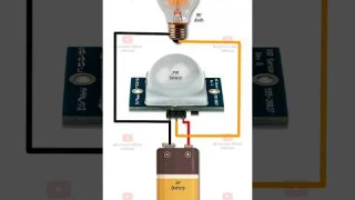 Motion Sensing Light Circuit | PIR Sensor DIY #motionsensor
