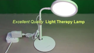 Creatrek Light Therapy Lamp, UV-Free with 3 Color Temperature Modes & Adjustable Brightness REVIEW