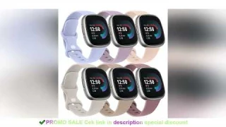 Soft Silicone Band For Fitbit Versa 3/Versa 4 Strap Bracelet Watchband Wristband For Fitbit Sense/Se