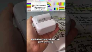 as you can see the our MiniPrinter can print colors as well!😍 (grab yours at: “funprintlab.com”)