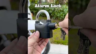 🔥 Ultimate Security! Alarm Lock with 110dB Siren & Motion Sensor 🚨 | Anti-Theft Smart Lock 🔒
